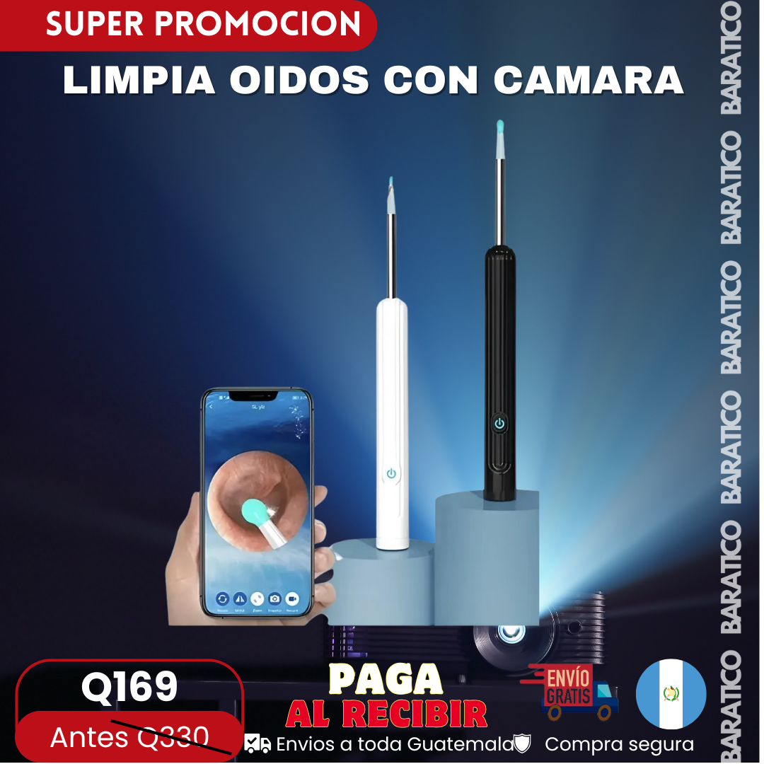 LIMPIA OIDOS CON CAMARA 🎉